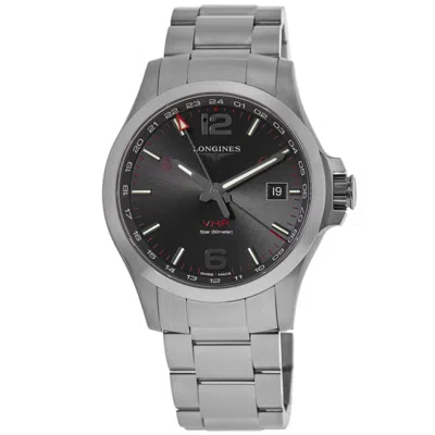 Longines Conquest V. H.p. Black Dial Stainless Steel Men's Watch L3.728.4.56.6