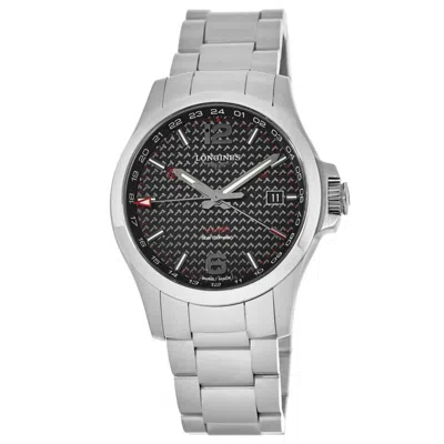 Longines Conquest V. H.p. Black Dial Steel Men's Watch L3.728.4.66.6