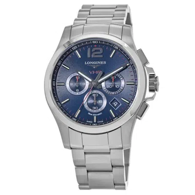 Longines Conquest V. H.p. Stainless Steel Blue Dial Men's Watch L3.727.4.96.6