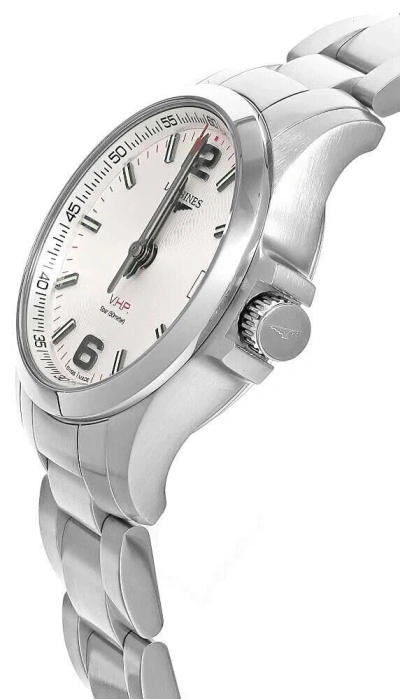 Pre-owned Longines Conquest V.h.p. 36mm Ss Women's Watch L3.316.4.76.6