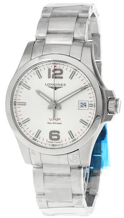 Pre-owned Longines Conquest V.h.p. 41mm Silver Dial Men's Watch L3.716.4.76.6