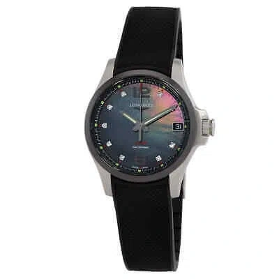 Pre-owned Longines Conquest V.h.p. Quartz Diamond Men's Watch L3.319.4.88.9
