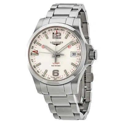 Pre-owned Longines Conquest V.h.p. Silver Men's Watch - L3.718.4.76.6