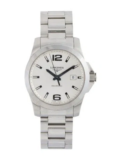 Pre-owned Longines Conquest Watch, 41mm In Multi