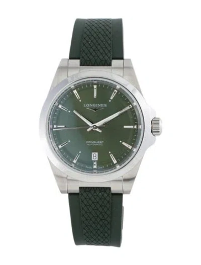 Pre-owned Longines Conquest Watch In Multi