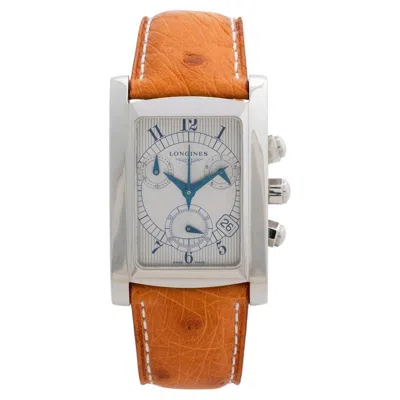 Pre-owned Longines Dolce Vita Chronograph L5.656.4, Art Deco / Tank Dial, 41mm Case, 2003 In Multi