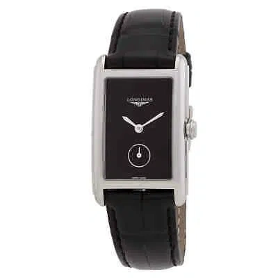 Pre-owned Longines Dolce Vita Quartz Black Dial Ladies Watch L5.512.4.50.2