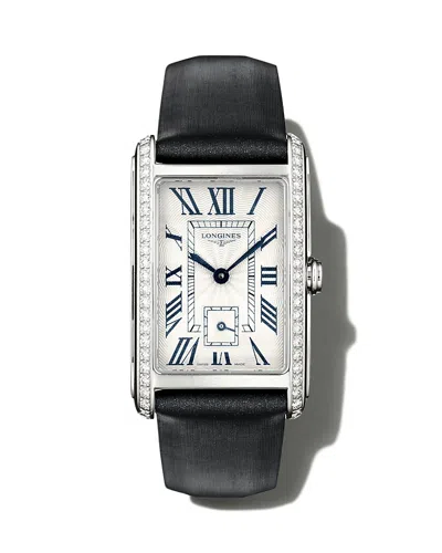 Longines Dolcevita 150th Anniversary Watch, 23mm X 37mm - Exclusive In White/black