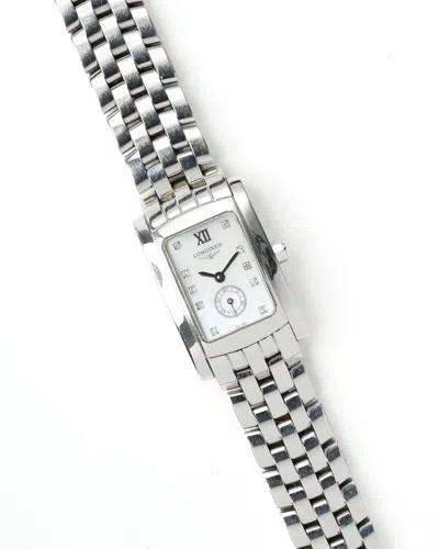 Longines Dolcevita 20mm Mop Dial Watch In Metallic