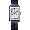 Longines Dolcevita Automatic Silver Dial Blue Leather Strap Women's Watch L5.757.4.73.8 In Blue