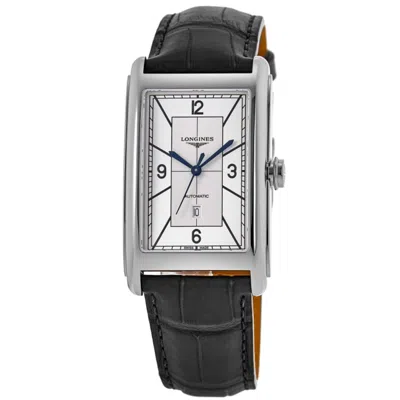 Longines Dolcevita Automatic Silver Dial Leather Strap Unisex Watch L5.757.4.73.0