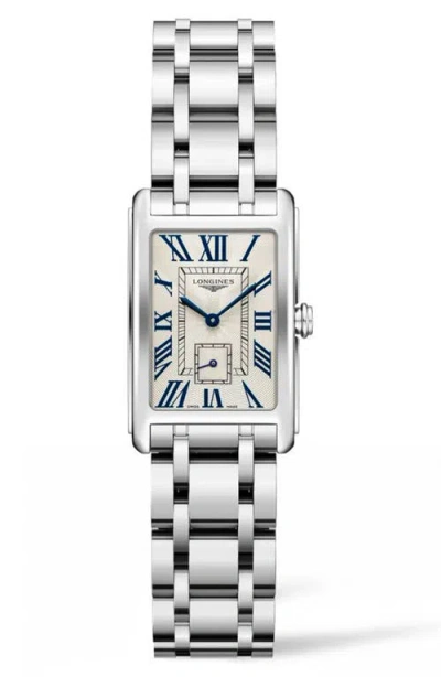 Longines Dolcevita Bracelet Watch, 20.8mm X 32mm In Silver