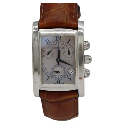 Pre-owned Longines Dolcevita Chronograph L5.655.6.4 � 28 X 41mm � Full Set In Multiple