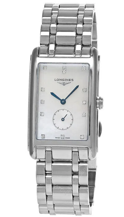 Pre-owned Longines Dolcevita Quartz 25mm Mop Dial Women's Watch L5.755.4.87.6
