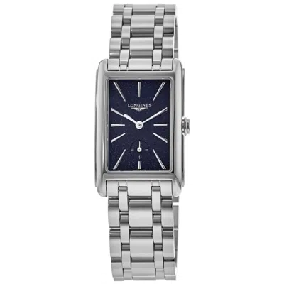 Longines Dolcevita Quartz Blue Dial Stainless Steel Women's Watch L5.512.4.93.6 In White