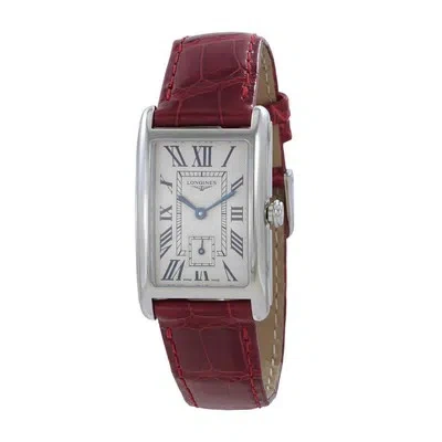 Pre-owned Longines Dolcevita Quartz Silver Flinque Dial Ladies Watch L5.512.4.71.5