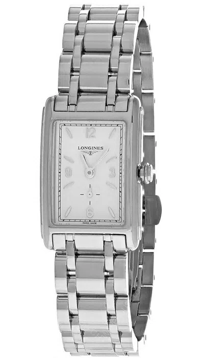 Pre-owned Longines Dolcevita Quartz Ss White Dial Women's Watch L5.255.4.16.6
