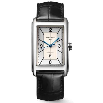 Longines Dolcevita Silver Dial Leather Strap Men's Watch L5.767.4.73.0