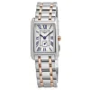 Longines L5.255.5.71.7 Dolcevita Stainless Steel And 18ct Rose-gold Watch In Silver