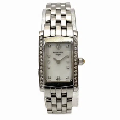 Pre-owned Longines Dolcevita Stainless Steel Wristwatch () In Silver