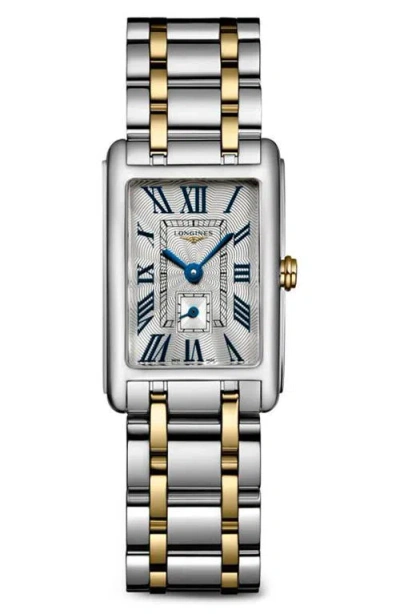 Longines Dolcevita Tank Bracelet Watch, 20.8mm X 32mm In Metallic