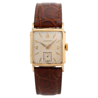 Pre-owned Longines Dresswatch, Dome Square Case Stamped 'cased And Times In The Usa', 1944 In Multi