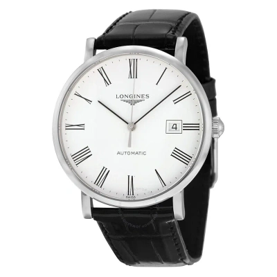 Longines Elegant Automatic White Dial Men's Watch L4.910.4.11.2 In Black
