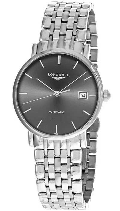 Pre-owned Longines Elegant Collection 37mm Grey Dial Unisex Watch L4.810.4.72.6