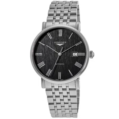 Longines Elegant Collection Automatic Grey Dial Steel Men's Watch L4.911.4.71.6 In Silver