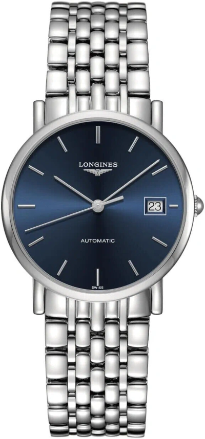 Pre-owned Longines Elegant Collection Blue Dial Automatic Swiss Watch