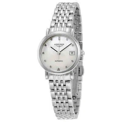 Pre-owned Longines Elegant Mop Dial Ladies Watch L43094876