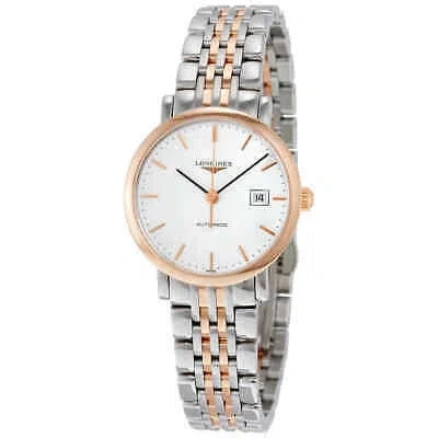 Pre-owned Longines Elegant White Women's Watch - L4.310.5.12.7