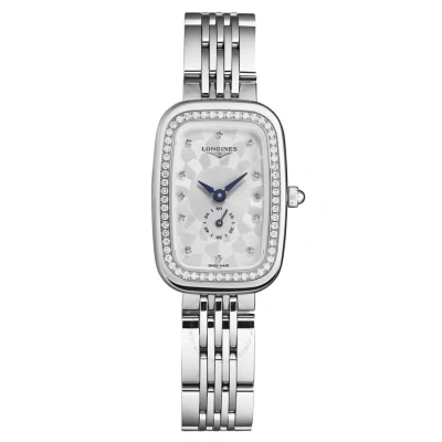 Longines Equestrian Quartz Diamond Silver Dial Ladies Watch L6.141.0.77.6 In Blue / Silver