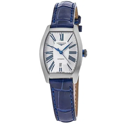 Longines Evidenza Automatic Silver Dial Leather Strap Women's Watch L2.142.4.70.2