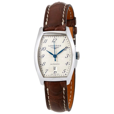 Longines Evidenza Automatic White Dial Ladies Watch L2.142.4.73.4 In Blue / Brown / White