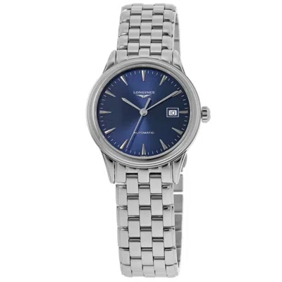Longines Flagship Automatic 30mm Blue Dial Women's Watch In Silver