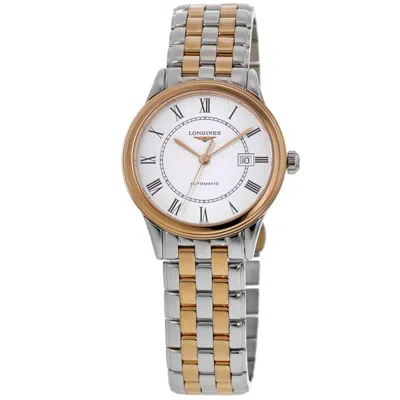 Longines Flagship Automatic 30mm White Dial Women's Watch L4.374.3.91.7 In White