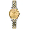 Longines Flagship Automatic Champagne Diamond Dial Stainless Steel And Yellow Gold Women's Watch L4.374.3.37.