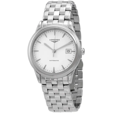 Longines Flagship Automatic White Dial Men's Watch L4.974.4.12.6 In Metallic