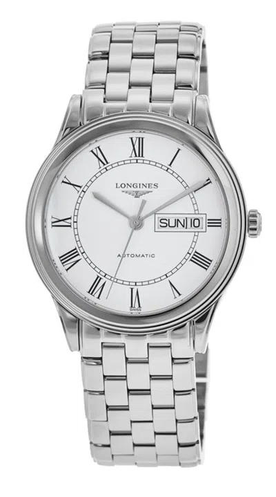 Longines Flagship Automatic White Dial Steel Men's Watch L4.899.4.21.6
