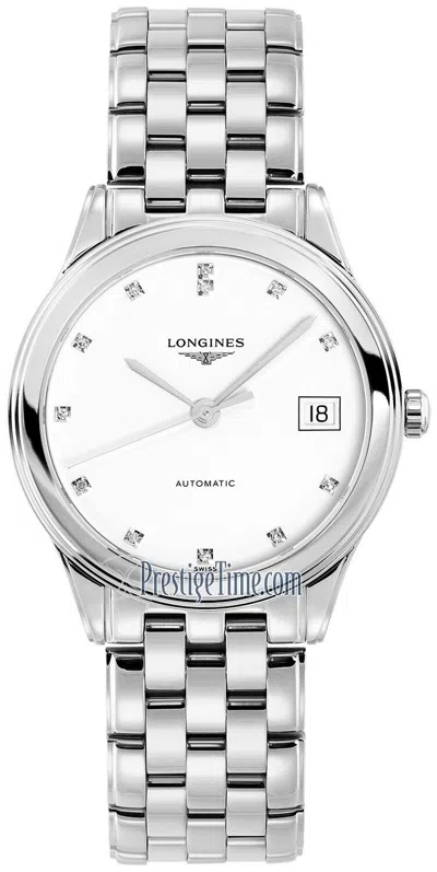 Pre-owned Longines Flagship Automatic White Diamond Dial Man's Watch L47744276