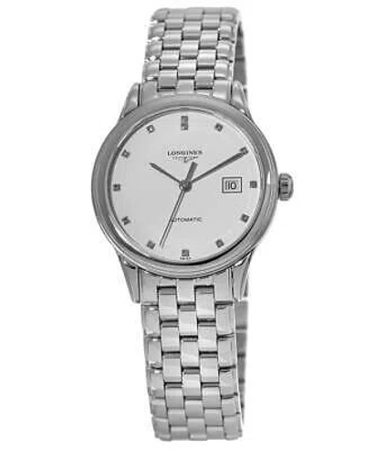 Pre-owned Longines Flagship Automatic White Diamond Dial Women's Watch L4.374.4.27.6