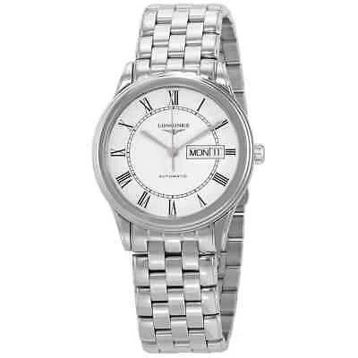Pre-owned Longines Flagship Automatic White Matt Dial Men's Watch L4.899.4.21.6