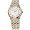 Longines Flagship Automatic White Roman Dial Two Tonewomen's Watch In White