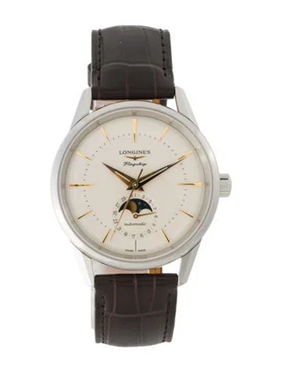Pre-owned Longines Flagship Heritage Watch In Multi