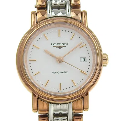 Pre-owned Longines Gold Plated Stainless Steel Wristwatch ()