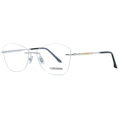 Longines Gray Metal Glasses Women's (frames) In Brown