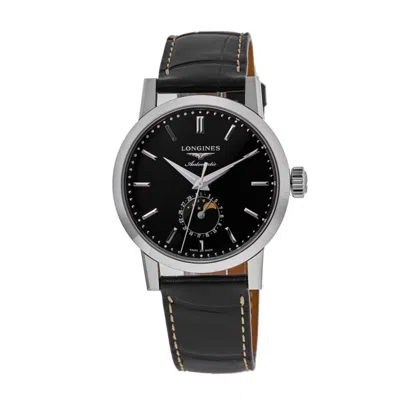 Longines Heritage 1832 Automatic Black Dial Leather Strap Men's Watch L4.826.4.52.0