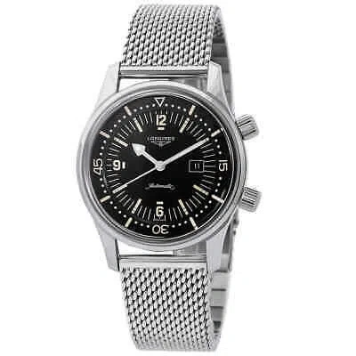 Pre-owned Longines Heritage Automatic Black Dial Men's Watch L3.374.4.50.6