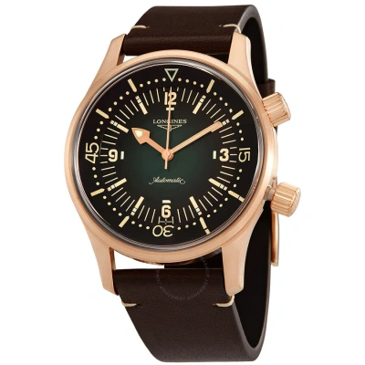 Longines Heritage Automatic Green Dial Men's Watch L3.774.1.50.2 In Bronze / Brown / Gold Tone / Green / Rose / Rose Gold Tone